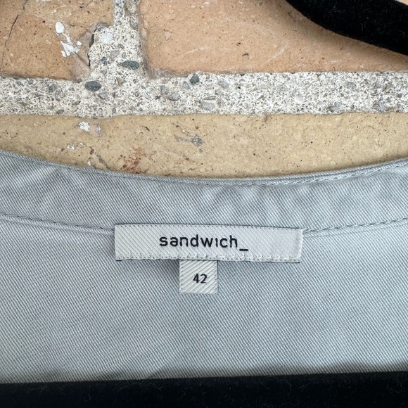 Sandwich Grey Henley Shirt - Picture 2 of 3